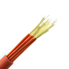 Gjbfjh Indoor Fiber Optic Cable Aramid Yarn Aqua Color Lszh Sheath Breakout Cable