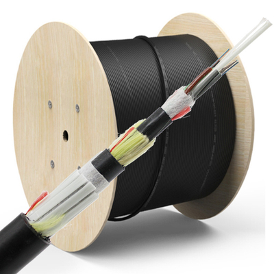 12-144 core ADSS Cable in fibra ottica per esterni Anti-morso di topo e fornitura di progettazione autosufficiente