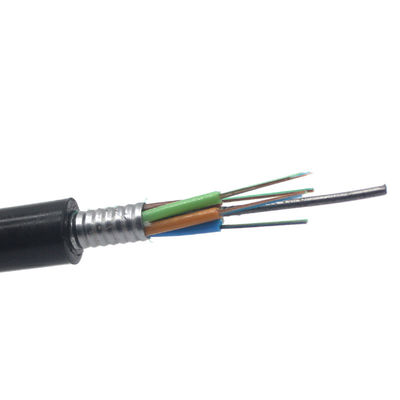 GYTS 6 Core Outdoor Direct Buried Fiber Optic Cable per la costruzione di tubi sciolti