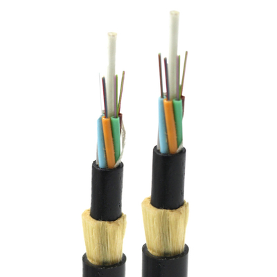 Cable a fibra ottica aereo ADSS Single Jacket Span 50M a 150M All Dielectric Autoportante