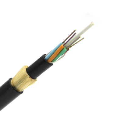 Tubo all'aria tutto dielettrico non metallico ADSS Cavo in fibra ottica 24 48 96 Core 80m 120m Span
