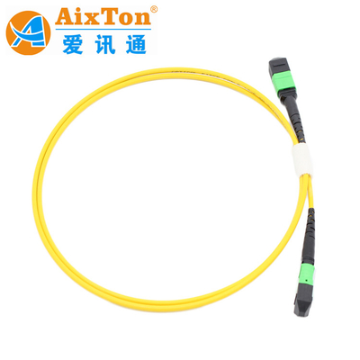 OM3/OM4 MPO Connector 12 Fibre MPO Trunk Cable 8/12/24F MTP MPO Cable per Data Center Room