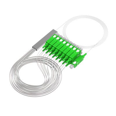 Cina Outdoor 0.9mm PLC splitter 1x2 2 Way Fiber Optic splitter con connettore SC APC