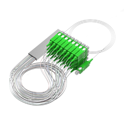 Tubo in acciaio 1*8 LC/APC Fibra ottica Splitter adatto per connettore per monomodo G.657A1 Fibra Plc Wdm Box
