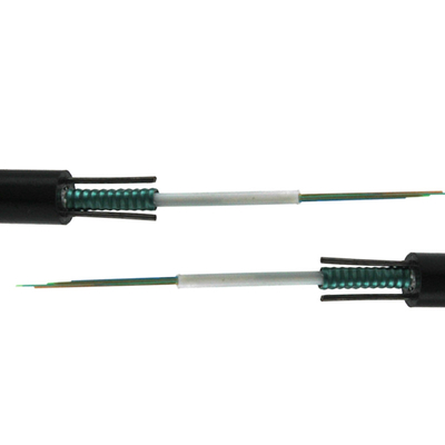 4/8/12/24 Core PBT Cavo in fibra ottica GYXTW G652d Single Mode Outdoor Armored per la comunicazione