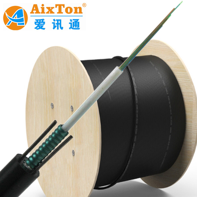 GYXTW 12 Core 6.0mm 7.0mm 8.0mm Cavo rotondo in fibra ottica singolo 9/125 8 Fibre con tamburo corazzato in acciaio ondulato