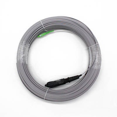 Acqua resistente esterno FTTH Single-mode Fibra ottica Drop Cable Patch Cord 1 2 Core Corning SC Cavi di comunicazione 10-200M
