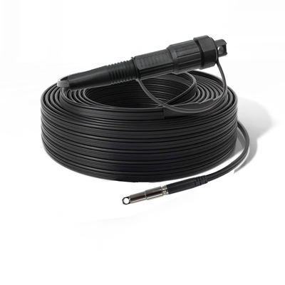 7.0 mm Nero OM4 Aqua LC-LC Duplex Patch Cord 2 km Cavo in fibra ottica pre-terminato Ideale per Ethernet 10G/40G all'aperto