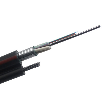 2 4 12 16 24 48 96 Cavo a fibra ottica per metro tipo Fig8 per aerei corazzati GYTC8Y GYTC8S Cavo esterno Nero colore