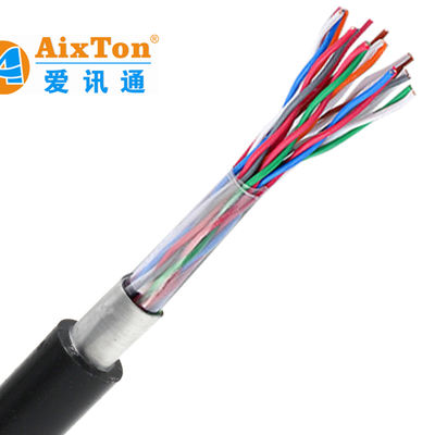 underground RJ11 telephone cable Copper Shielded with jelly cat3 telephone cable