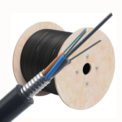 Factory Direct GYTA GYTS 4-144 Core Anti-Rodent Outdoor Duct Optical Cable Waterproof Armored Fiber Optic Cable