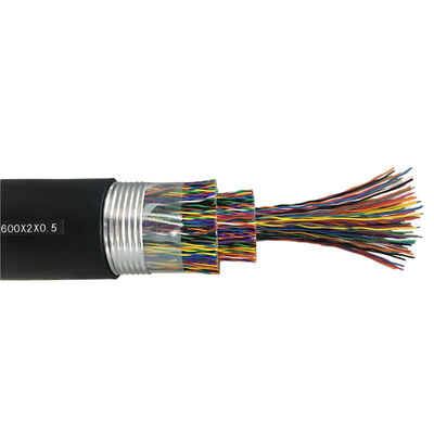 Cat 3 Steel Tape Armored Underground 600 1000 1200 Pair Color Code Copper telephone Armored cable 