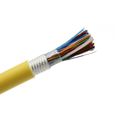 CAT3 25 coppie 24/25/26 AWG Comunicazione all'aperto Cavo telefonico LSZH Giacca in PVC 100%BC Conduttore