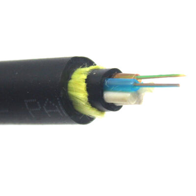 1000m Span Double Sheath ADSS Fiber Optic Cable Single Mode/Multimode Aerial Loose Tube 
