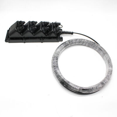Scatola terminale di servizio multiporta FTTX da esterno impermeabile per cavo piatto Corning OptiTap SC a 4, 6, 8, 12 fibre