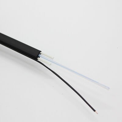 Corning LC APC connettore cablo patch in fibra ottica con G657A1 G657A2 Single mode Flat drop cable