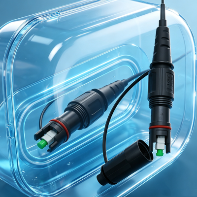 IP68 impermeabile a 1 nucleo blindato Corning Fiber Optic Patch Cord Ottico Fttx FTTH Compatibile Corning Optitap Sc/APC Connector